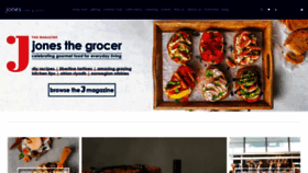 What Jonesthegrocer.com website looked like in 2023 (This year)