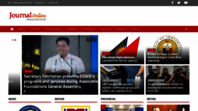 What Journal.com.ph website looked like in 2023 (This year)