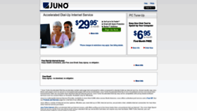 What Juno.com website looked like in 2023 (This year)