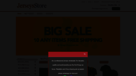 What Jerseysstore.ca website looked like in 2023 (This year)