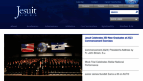 What Jesuitnola.org website looked like in 2023 (This year)