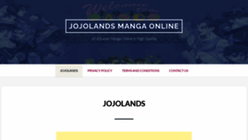 What Jojolandsmanga.com website looked like in 2023 (This year)