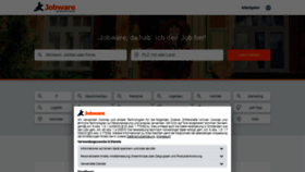 What Jobware.de website looked like in 2023 (This year)