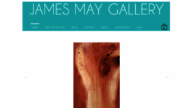 What Jamesmaygallery.com website looked like in 2023 (This year)
