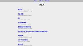 What Joyqi.com website looked like in 2023 (This year)