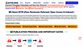 What Jetir.org website looked like in 2023 (2 years ago)