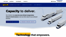 What Jbhunt.com website looked like in 2023 (This year)