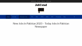 What Jobustad.com website looked like in 2023 (1 year ago)