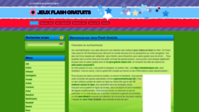 What Jeuxflashgratuits.fr website looked like in 2023 (This year)