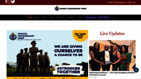 What Jcf.gov.jm website looked like in 2023 (This year)