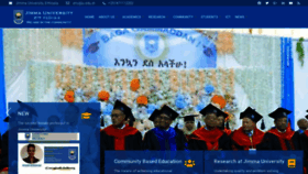 What Ju.edu.et website looked like in 2023 (This year)