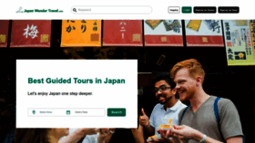 What Japanwondertravel.com website looked like in 2023 (This year)