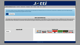 What Jotti.org website looked like in 2023 (This year)