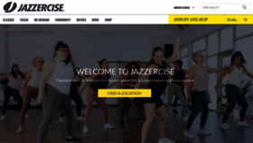 What Jazzercise.com website looked like in 2023 (This year)
