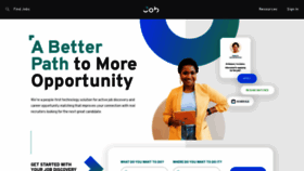 What Job.com website looked like in 2023 (This year)