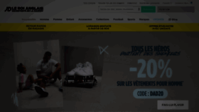 What Jdsports.fr website looked like in 2023 (This year)