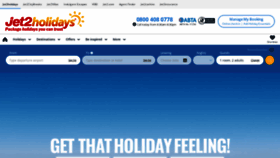 What Jet2holidays.com website looked like in 2023 (This year)