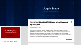 What Jugok.com website looked like in 2023 (This year)