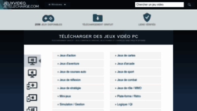 What Jeuxvideo.jetelecharge.com website looked like in 2023 (This year)