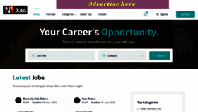 What Jobs.co.ug website looked like in 2023 (This year)