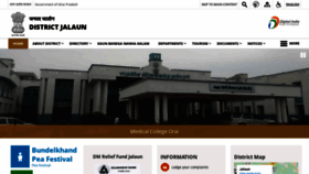 What Jalaun.nic.in website looked like in 2023 (This year)