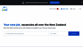 What Jooble.co.nz website looked like in 2023 (This year)