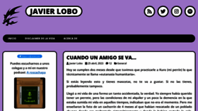 What Javierlobo.com website looked like in 2023 (This year)