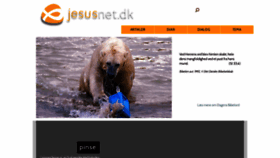 What Jesusnet.dk website looked like in 2023 (This year)