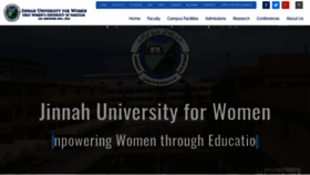 What Juw.edu.pk website looked like in 2023 (This year)