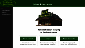 What Jailpackstore.com website looked like in 2023 (This year)