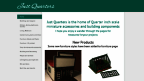 What Justquarters.co.nz website looked like in 2023 (This year)