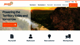 What Jacanaenergy.com.au website looked like in 2023 (This year)