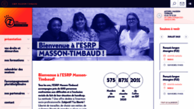 What Jptimbaud.fr website looked like in 2023 (This year)