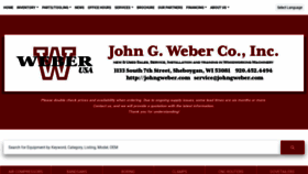 What Johngweber.com website looked like in 2023 (This year)