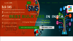 What Jupitersms.com website looked like in 2023 (This year)