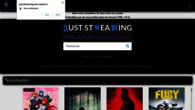 What Just-streaming.com website looked like in 2023 (This year)