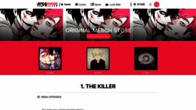 What Jeffthekiller.com website looked like in 2023 (This year)