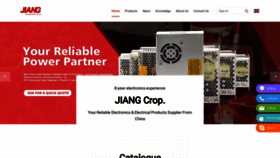 What Jiangglobal.com website looked like in 2023 (This year)