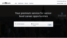 What Jobleads.co.uk website looked like in 2023 (This year)