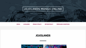 What Jojolands-manga.com website looked like in 2023 (This year)