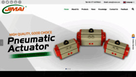 What Jimaiactuator.com website looked like in 2023 (This year)