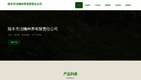 What Jiehaizhongyang.com website looked like in 2023 (This year)