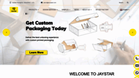 What Jaystar-packaging.com website looked like in 2023 (This year)