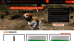 What Johnsonsdogsupplies.com website looked like in 2023 (This year)