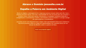 What Jesussite.com.br website looked like in 2023 (This year)