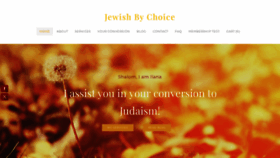 What Jew-ishbychoice.com website looked like in 2023 (This year)
