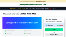 What Jerseyswholesaleelitedeal.com website looked like in 2023 (This year)