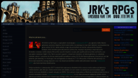 What Jrkrpg.pl website looked like in 2023 (This year)