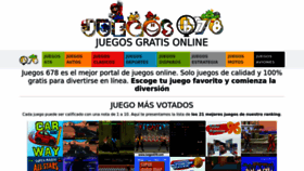 What Juegos678.com website looked like in 2023 (This year)