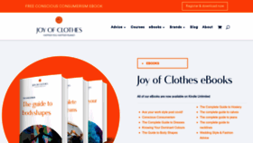 What Joyofclothes.com website looked like in 2023 (This year)